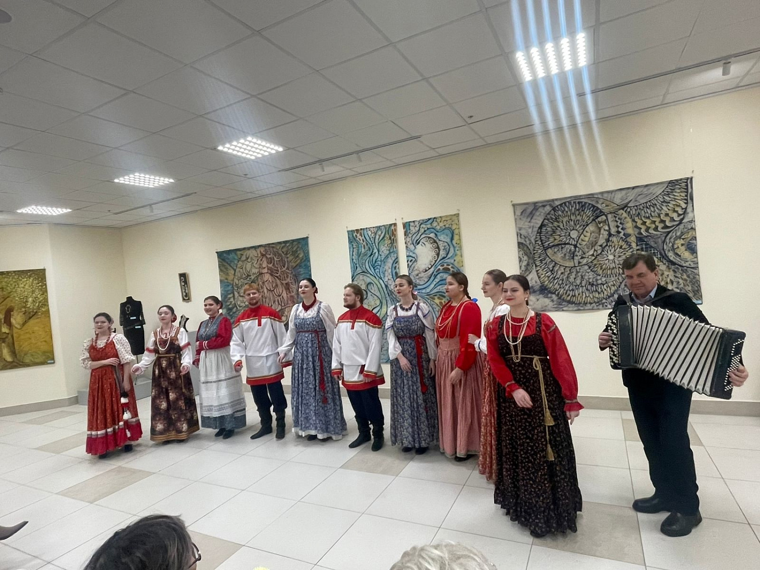 Республиканский Дом народного творчества посетил открытие выставки